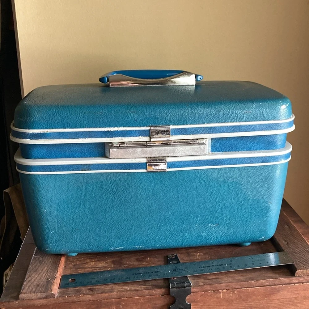 14x6x9 Vintage samsonite train make up travel case - Picture 5 of 12